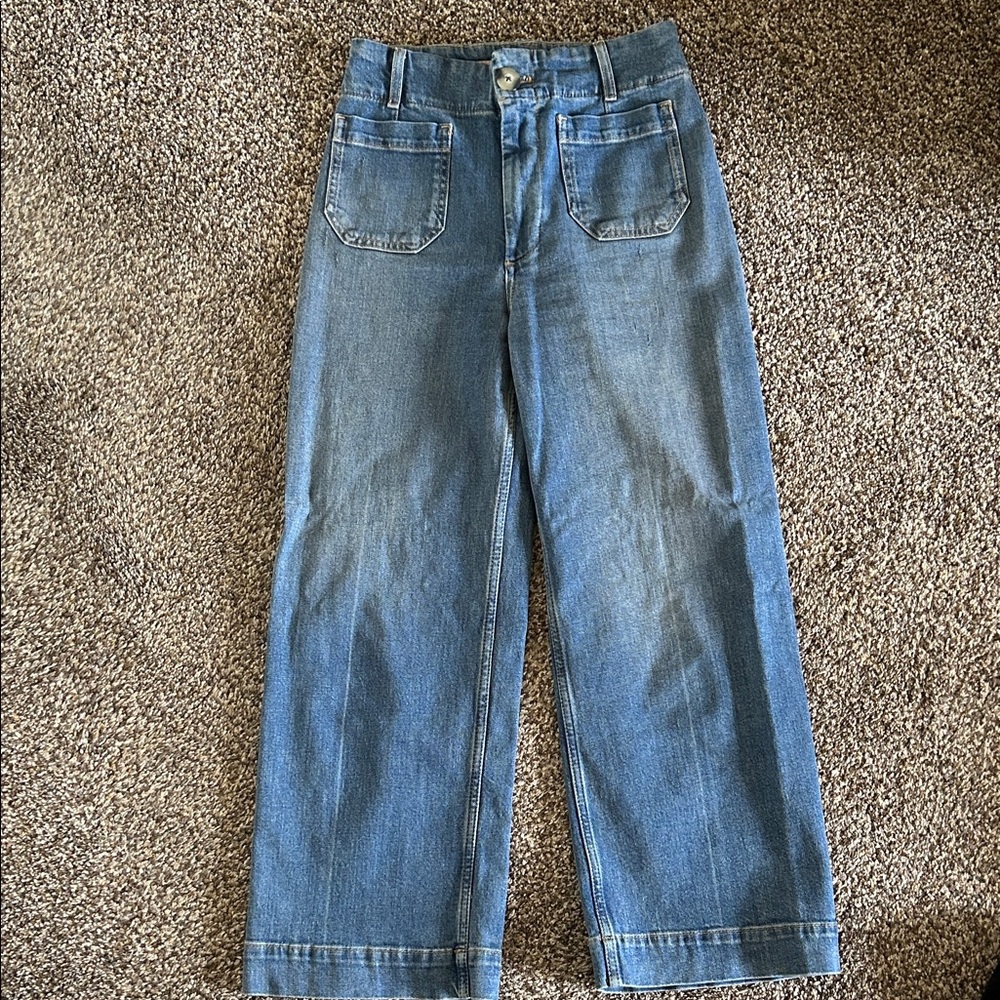 Pilcro Women's ankle Blue Jeans